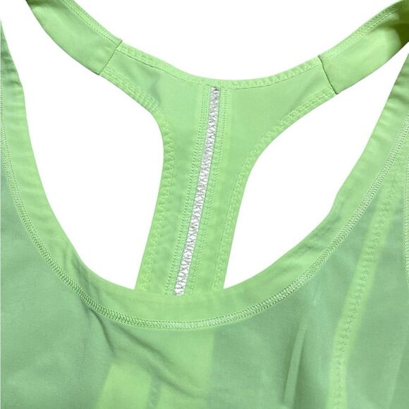 Lululemon Athletica Neon Green Tank Top Size 4 Estimated - Picture 6 of 6